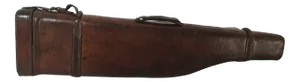 20th Century French Country Leather Gun Scabbard