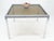 Flip Top 40" Square Crome Base Smoked Glass Top Dining Table 84" Extended Clean! For Sale - Image 14 of 18