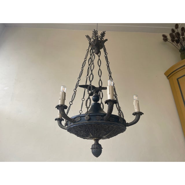 Antique French Pendant Lamp, 1800s For Sale - Image 18 of 18