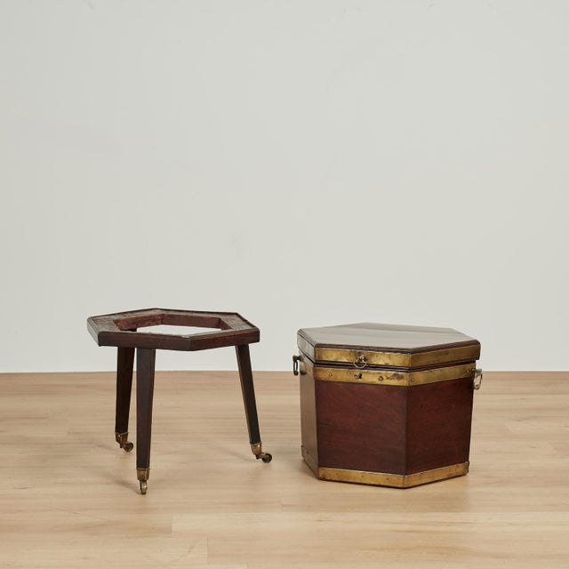 Antique English Mahogany Georgian Wine Cooler or Cellarette For Sale - Image 17 of 17