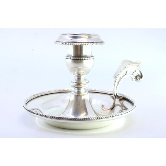 Silver Paddle with Pearly Borders Edge and Openwork Handle For Sale - Image 4 of 8