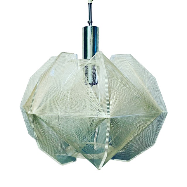 Space Age Hanging Lamp by Paul Secon for Sompex, 1970s For Sale