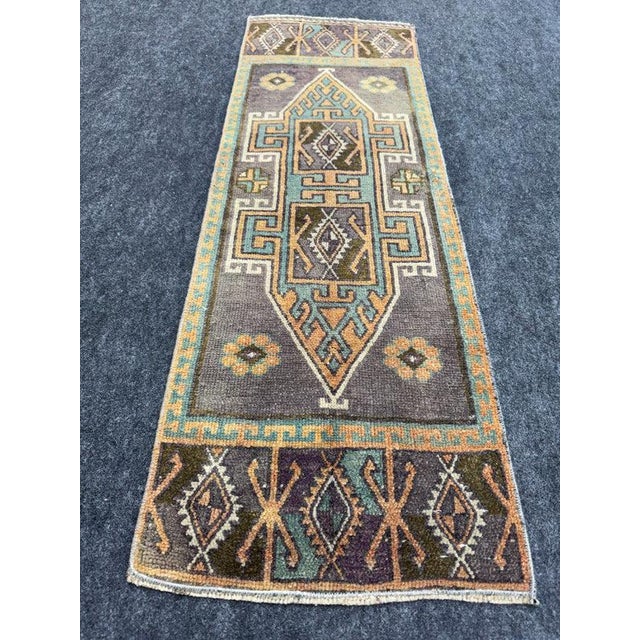 Turkish Yastik Rug 1'4" x 4'1" #24266 Explore a curated collection of hallway runners, wool rugs, and handmade...