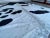 Contemporary Extra Large Natural Champagne & Black Brazilian Cowhide 94" X 112" For Sale - Image 3 of 5