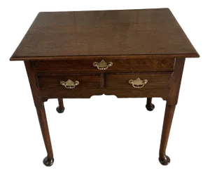 George III Oak Lowboy, 1800s