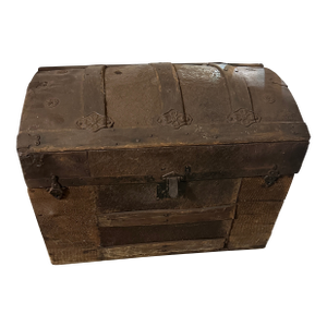 Vintage Wooden Chest With Latches- Condition Issues
