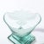 Frosted and Etched Cut Glass Leaf Vase/Bowl on Geometric Base by Robert Guenther For Sale - Image 10 of 12