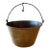 Antique Late 19th Century Brass & Iron Pail or Bucket Signed Hw Hayden the Waterbury Brass Co. For Sale