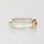 Modern 70s Ilias Lalaounis Ring Sapphire Stacking Band Sterling Silver 18k Gold Signed, Size 5 For Sale - Image 3 of 7