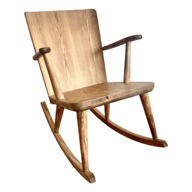 Model 510 Rocking Chair by Göran Malmvall for Karl Andersson & Sons, Sweden, 1940s For Sale