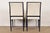 Baker Furniture Style Mid-Century Hollywood Regency Ebonized Faux Bamboo Side Chairs or Dining Chairs, Pair For Sale - Image 10 of 12