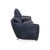 Dark Blue Leather Sesame Two-Seater Sofa with Chrome Feet from FSM For Sale - Image 10 of 13