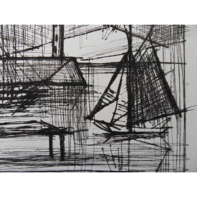 Modern Bernard Buffet, Le phare, Etching For Sale - Image 3 of 4