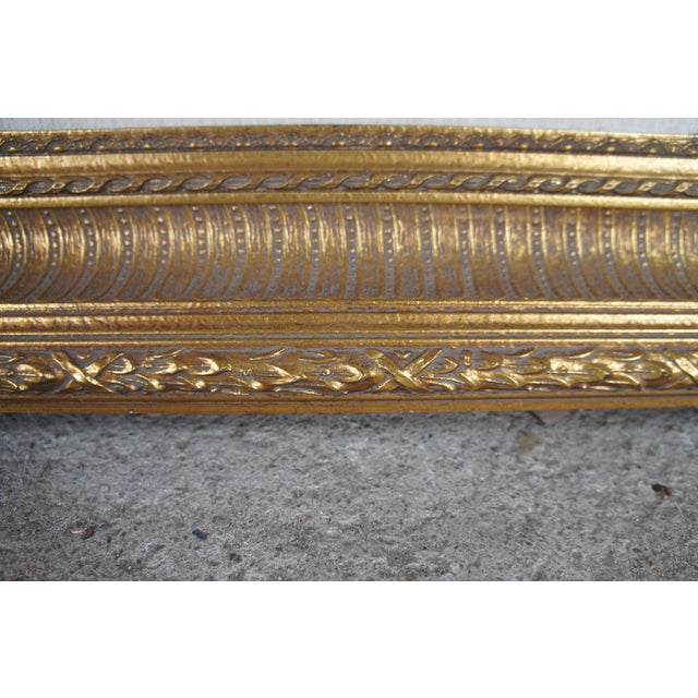 Vintage Impressionist Venice Italy Gondolas Canal Scene Oil Painting 26" For Sale - Image 9 of 12