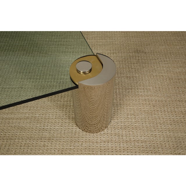 Special Custom Order Karl Springer 'Sculpture' Coffee Table, Signed For Sale - Image 11 of 12