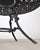 Charcoal Kenneth Lynch Style Star and Dolphin Garden Table and Six Chairs For Sale - Image 8 of 18
