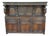 Antique 18th Century Georgian Oak Marquetry-Inlaid Court Cupboard, 1740 For Sale