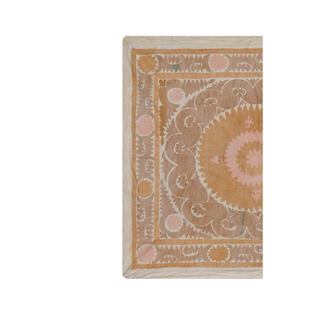 Uzbek Suzani Textile - Wall Decor For Sale - Image 4 of 14