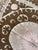 1960s Decorative Neutral Tan Suzani From Uzbek — 4'6'' X 5'1'' For Sale - Image 5 of 7