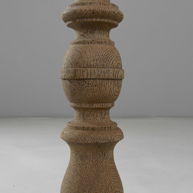 1900s French Oak Pedestal For Sale - Image 18 of 18