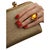 Contemporary Bochic “Orient” Vintage Sapphire & Orange Citrine Ring Set In 18K Gold & Silver For Sale - Image 3 of 7
