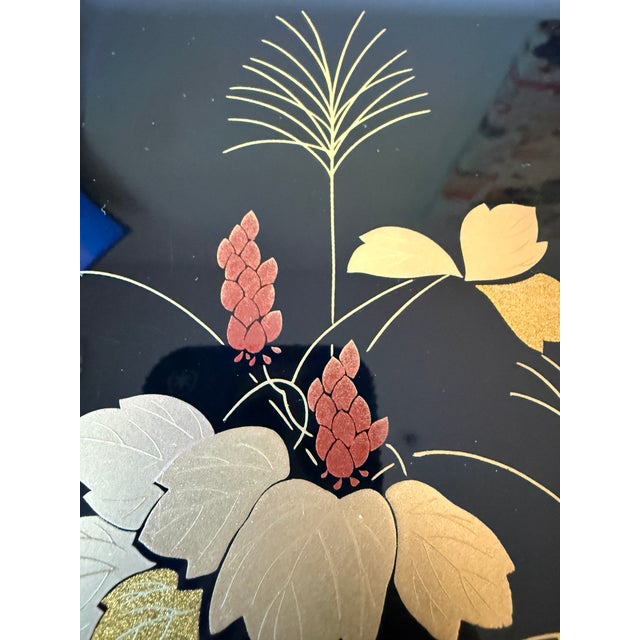 Japanese Lacquered Box by Yamada Heiando Lacquerware, Akikusa For Sale - Image 10 of 11