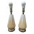 Mid 20th Century Mid-Century Modern Matching Boudoir Glass Table Lamps For Sale