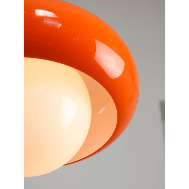 Space Age Orange Best Pendant from Guzzini, 1970s For Sale - Image 3 of 17