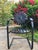 Mid 20th Century Francois Carre Petite Cantilever Iron Rocking Chair, Attributed For Sale In Atlanta - Image 6 of 11
