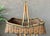 Abundantly-Sized Late 20th-Century Bamboo & Natural Willow Baker’s-Style Basket For Sale - Image 14 of 18