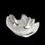 Mid-Century Modernist Lalique "Compiegne" Frosted & Clear Glass Bowl For Sale - Image 9 of 17