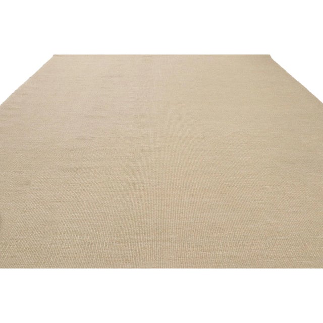 Swedish Inspired Kilim Rug, 08'01 X 09'09 For Sale - Image 4 of 9