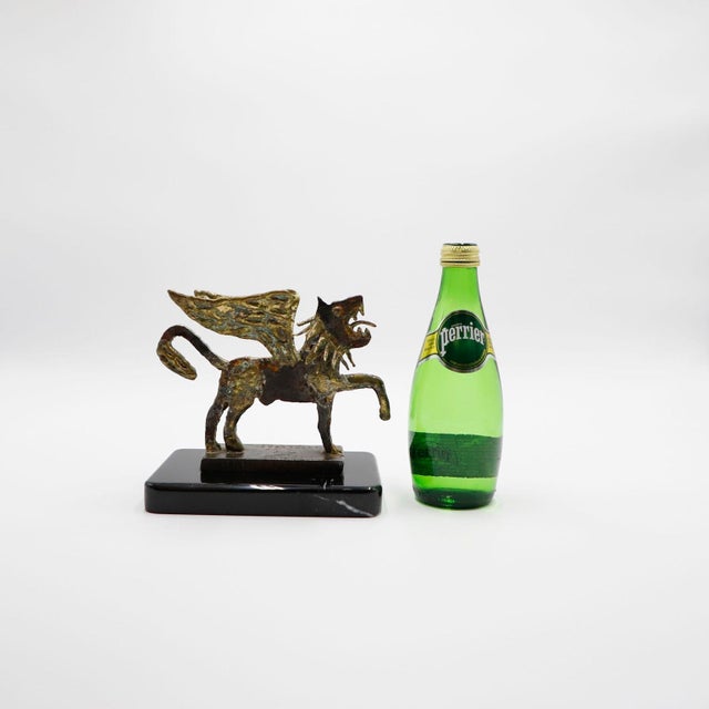 Pal Kepenyes 1970s Original Pal Kepenyes Lion Sculpture Signed For Sale - Image 4 of 4