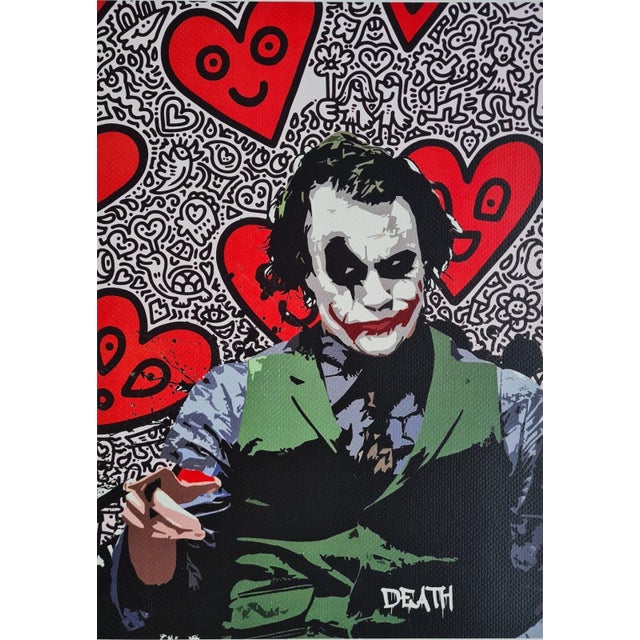 Death Nyc - Joker - Limited Edition With Certificate Paper: Fine art 300 gsm paper. Numbered from the edition of 100,...