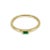 Contemporary Emerald Pinky Ring Size 3 For Sale - Image 3 of 3