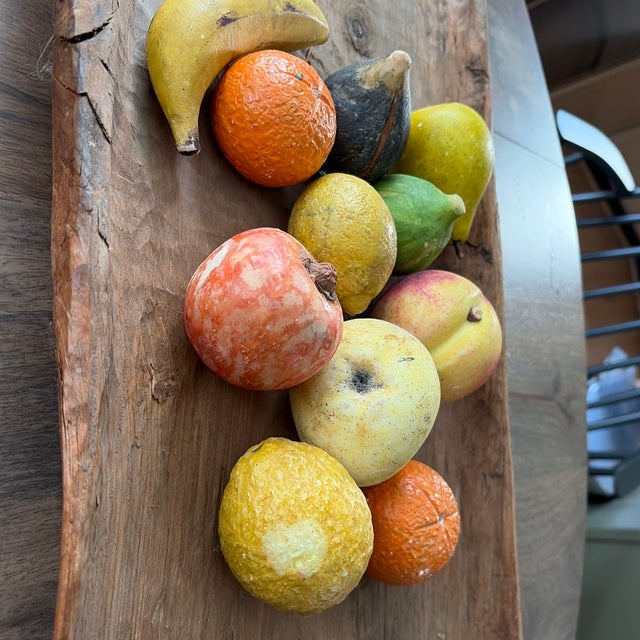 Stone Mid-Century Italian Alabaster Stone Fruit - 11-Piece Curated Collection For Sale - Image 7 of 11