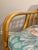 1980s Vintage Lane Venture Rattan and Bamboo Swivel Chairs - A Pair For Sale In Chicago - Image 6 of 9