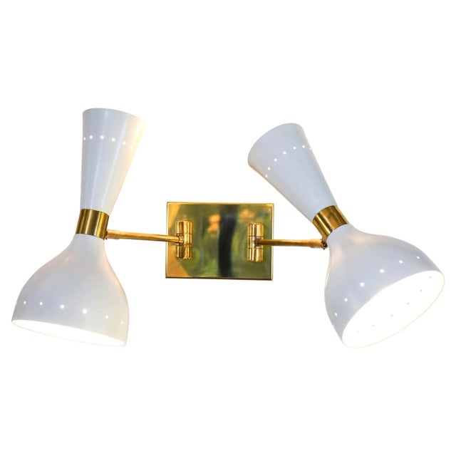 Sconces with Pivot Heads by Silvio Piattelli For Sale - Image 13 of 13
