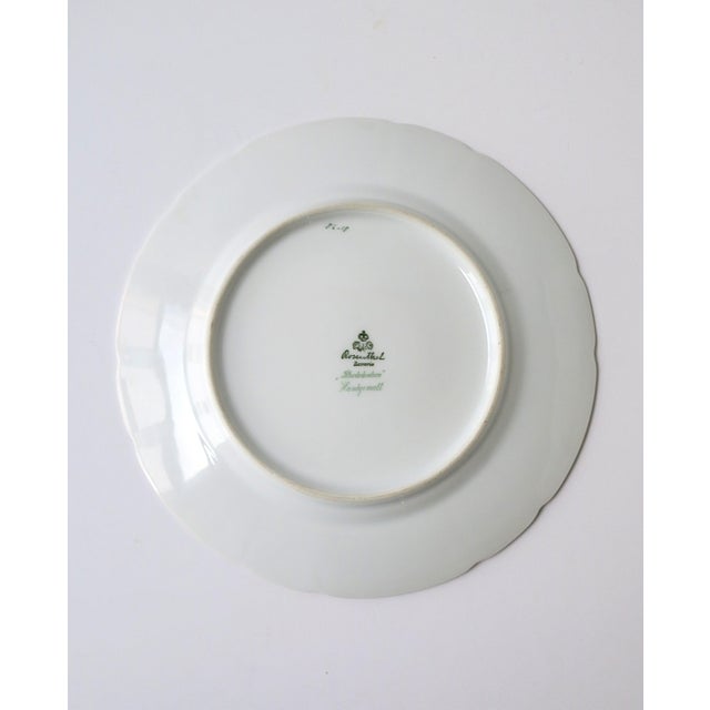 Ceramic Swan Bird Design Porcelain Plate by Rosenthal, Circa Early-20th Century, Germany For Sale - Image 7 of 8