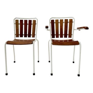 Vintage Bigla Garden Chairs from Bigla, 1940s, Set of 2 For Sale
