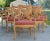 Set of six intricately carved armchairs in the style of Phyllis Morris, circa 1980s, marked Made in Italy. They feature...