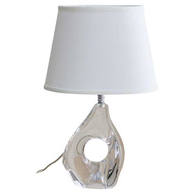 1960s Daum French Crystal Table Lamp For Sale - Image 9 of 18