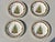 Ceramic Vintage Christopher Radko Traditions Holiday Celebrations Salad Plates -Set of 4 For Sale - Image 7 of 8