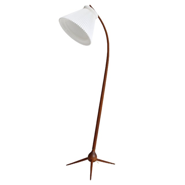 Large Sculptural Tripod Bridge Floor Lamp from Severin Hansen, Denmark, 1950s For Sale