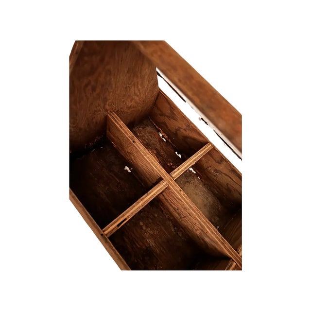 Mid 20th Century Handmade Country Milk Carrying Crate For Sale In New York - Image 6 of 7