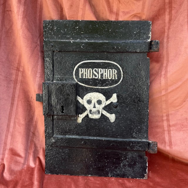 Vintage Pharmacy Door Safe, 1920s For Sale - Image 12 of 12