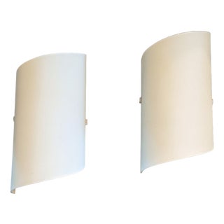 Vintage Wall Lamps in Glass by Honsel, 2000s, Set of 2 For Sale