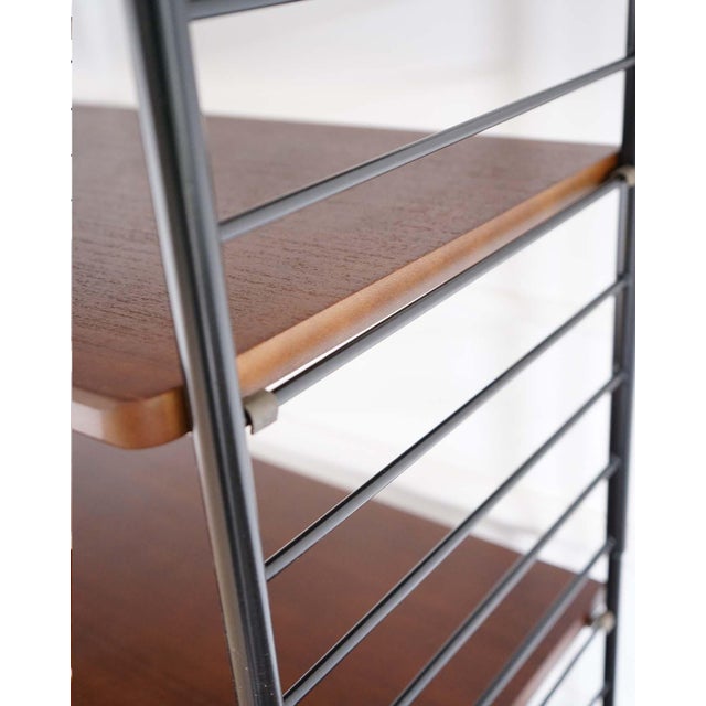 Mid-Century 3-Piece Teak Bookcase System with Writing Desk, Sweden, 1960s, Set of 3 For Sale - Image 9 of 18