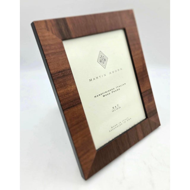1990s Martin Aborn 5" X 7" Italian Wood Photo Frame For Sale In Miami - Image 6 of 12