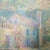 A vintage Impressionist style painting of a European farm house with a tall garden wall side entrance. STYLE Impressionist...